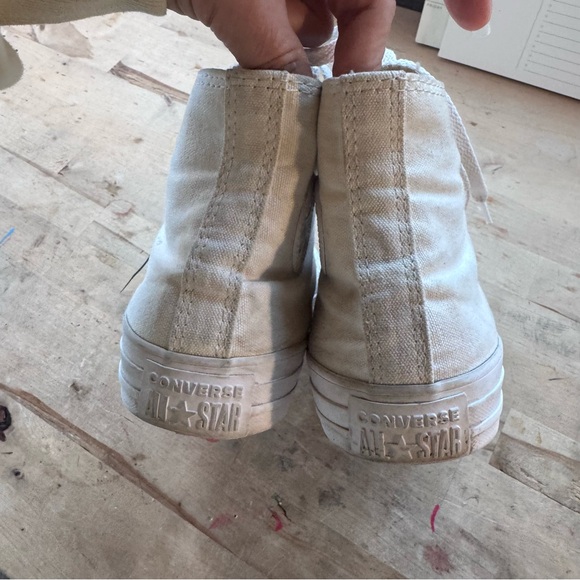 Converse Chuck Taylor White High-Top Sneakers size 6 - Picture 7 of 11